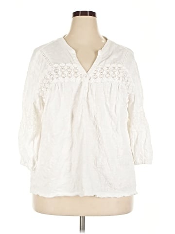 Sundance 3/4 Sleeve Blouse (view 1)