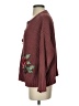Blu Pepper 100% Polyester Floral Burgundy Pullover Sweater Size S - photo 5