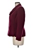 Le Suit 100% Polyester Burgundy Blazer Size 8 Petite - photo 5