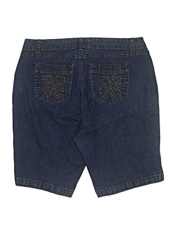 Just My Size Denim Shorts (view 2)