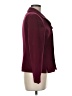 Le Suit 100% Polyester Burgundy Blazer Size 8 Petite - photo 4