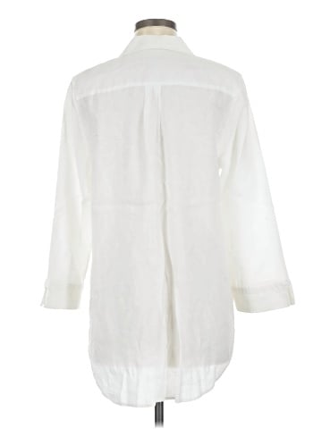 Chico's 3/4 Sleeve Button-Down Shirt (view 2)