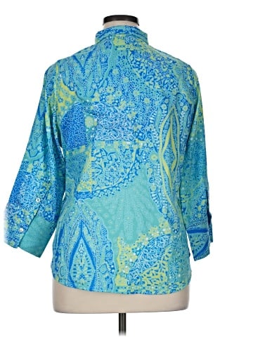 Gretchen Scott Designs 3/4 Sleeve Blouse (view 2)