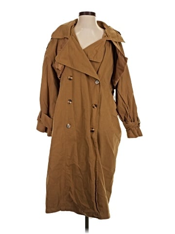 PrettyLittleThing Trenchcoat (view 1)