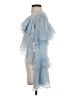 Miss Selfridge 100% Polyester Blue 3/4 Sleeve Blouse Size 2 - photo 5