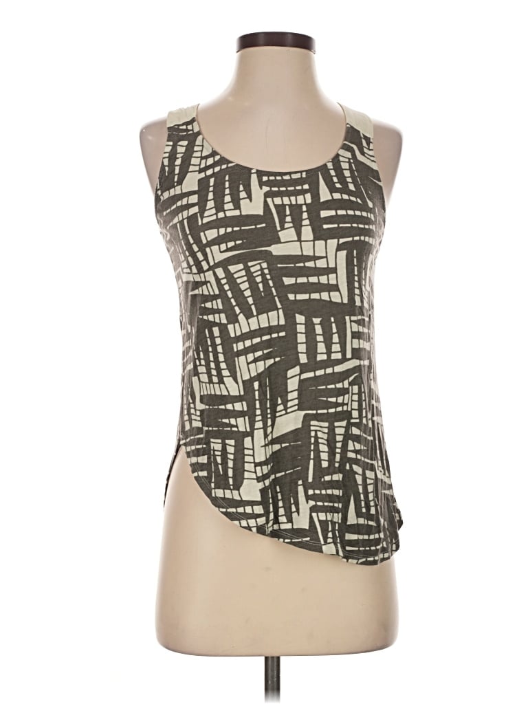 Pre-owned One September Tank Top Brown Halter Neckline Tops