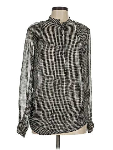 3.1 Phillip Lim Long Sleeve Silk Top (view 1)