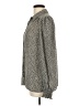 Max Studio 100% Polyester Polka Dots Gray Long Sleeve Blouse Size L - photo 5