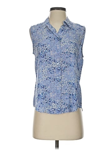 Equipment Sleeveless Button-Down Shirt (view 1)