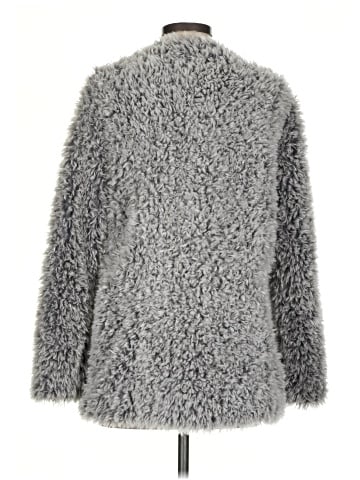 Aqua Faux Fur Jacket (view 2)