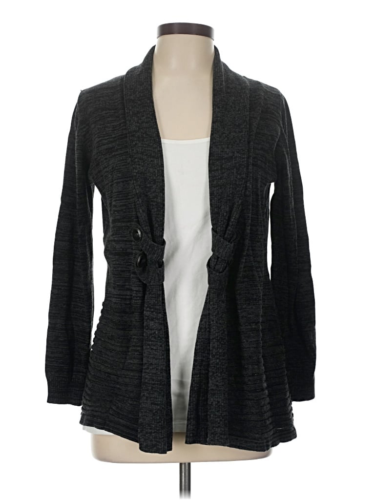 Pre-owned Apt. 9 Cardigan Sweater In Black