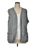 Basic Editions Gray Sweater Vest Size 1X - photo 1