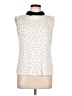 CeCe Ivory Sleeveless Blouse Size L - photo 1