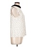 CeCe Ivory Sleeveless Blouse Size L - photo 4