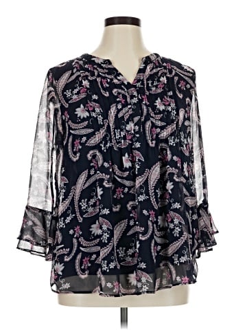 Charter Club 3/4 Sleeve Blouse (view 1)