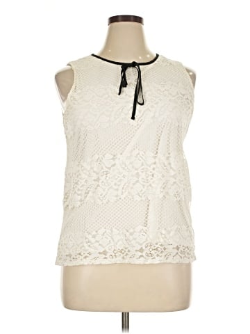Worthington Sleeveless Blouse (view 1)