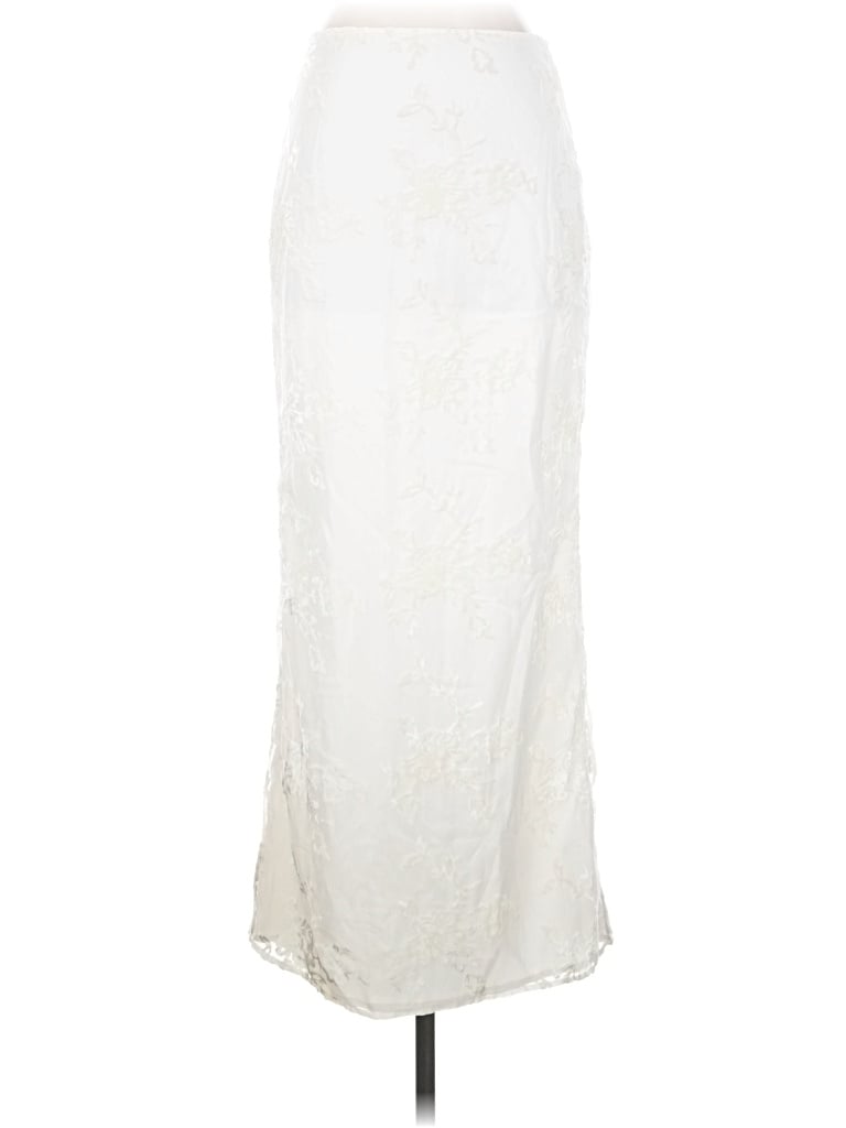 Pre-owned Meshki Formal Skirt In Ivory