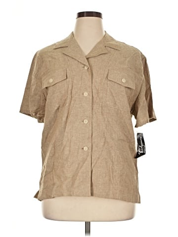 Southern Lady Short Sleeve Button-Down Shirt (view 1)