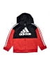 Adidas 100% Polyester Red Track Jacket Size 7 - photo 1