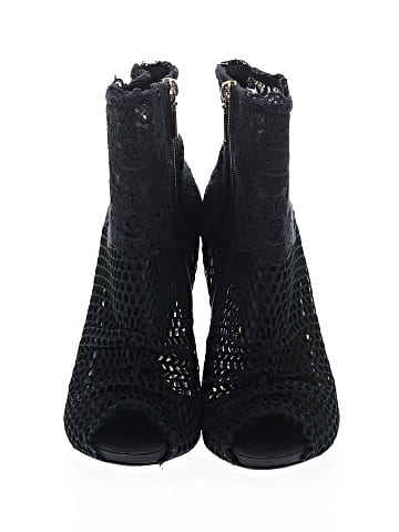 Dolce & Gabbana peep toe ankle boots (view 2)