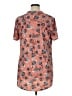 Cato Floral Orange Short Sleeve Blouse Size 14 - photo 2