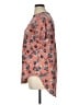 Cato Floral Orange Short Sleeve Blouse Size 14 - photo 5