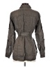 CAbi 100% Linen Gray Brown Jacket Size S - photo 2