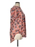 Cato Floral Orange Short Sleeve Blouse Size 14 - photo 4
