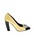 Prada 100% Leather Color Block Yellow pumps Size EU 35 1/2 - photo 1