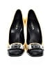Prada 100% Leather Color Block Yellow pumps Size EU 35 1/2 - photo 2