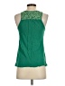 Deletta Green Sleeveless Blouse Size S - photo 2