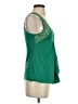 Deletta Green Sleeveless Blouse Size S - photo 4
