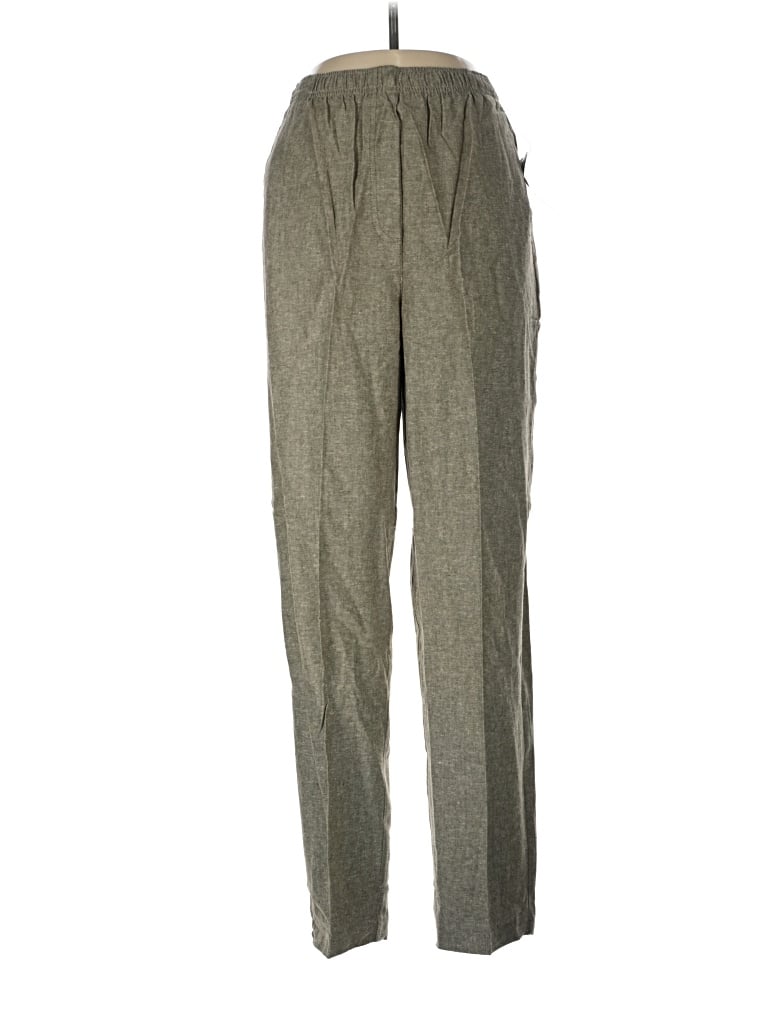 Southern Lady Linen Pants In Gray