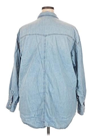 Sofia by Sofia Vergara 3/4 Sleeve Button-Down Shirt (view 2)