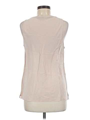 Jigsaw Sleeveless Silk Top (view 2)