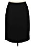 Kasper 100% Polyester Solid Black Formal Skirt Size 10 Petite - photo 1