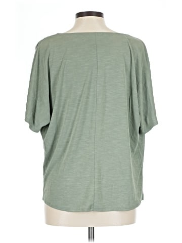Green Envelope Short Sleeve Top (view 2)