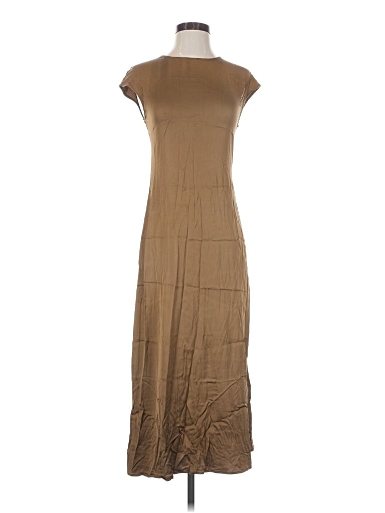 Pre-owned Primark Casual Dress In Brown