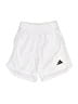 Adidas 100% Polyester Solid White Athletic Shorts Size 11 - photo 1