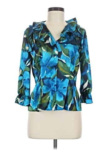 AK Anne Klein 3/4 Sleeve Blouse (view 1)