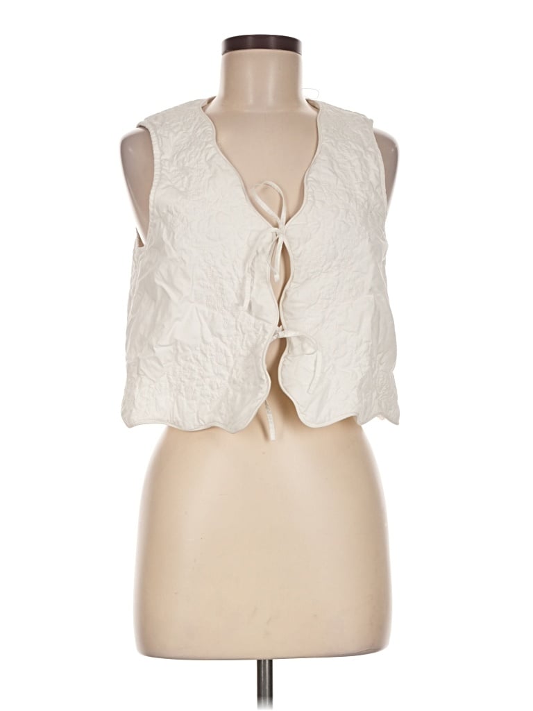 Pre-owned Arket Vest In Ivory
