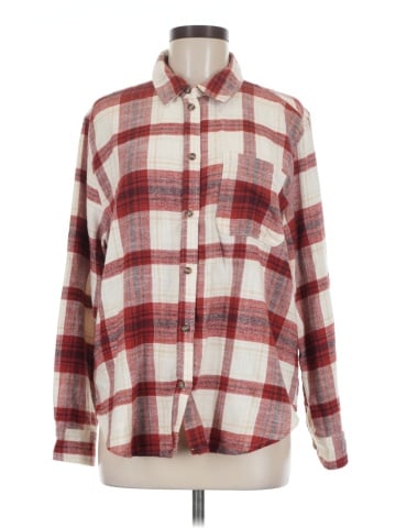 Love Tree Long Sleeve Button-Down Shirt (view 1)