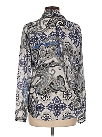 White House Black Market Long Sleeve Blouse (view 2)
