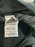 Adidas 100% Polyester Solid Black Track Jacket Size 4 - photo 3