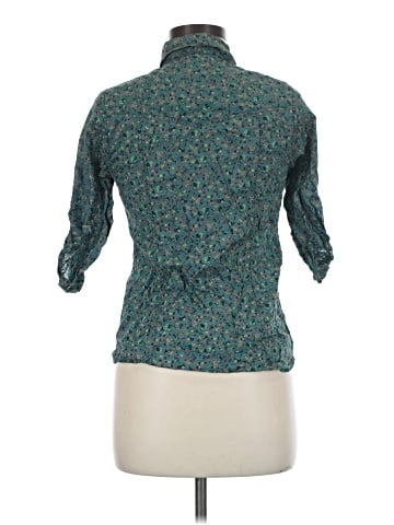 Rubbish 3/4 Sleeve Button-Down Shirt (view 2)