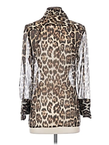 Alice + Olivia Long Sleeve Silk Top (view 2)