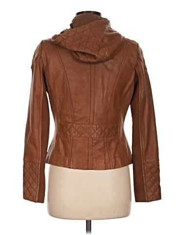MICHAEL Michael Kors Leather Jacket (view 2)