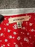 Max Studio 100% Polyester Red Short Sleeve Blouse Size S - photo 7