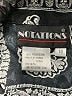 Notations 100% Polyester Paisley Silver Long Sleeve Blouse Size 16 - photo 7