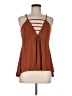 Venus Brown Sleeveless Blouse Size M - photo 1
